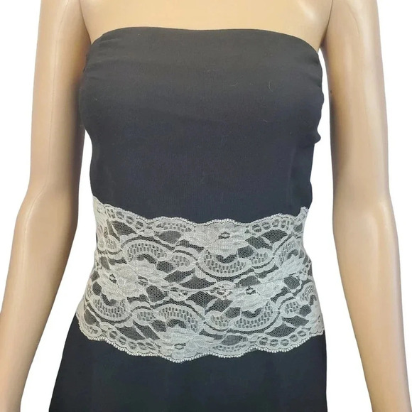 Ruby Rox Brand Size 9 Strapless Lace Detail Tule Petticoat 50's Inspired Dress - Picture 4 of 10